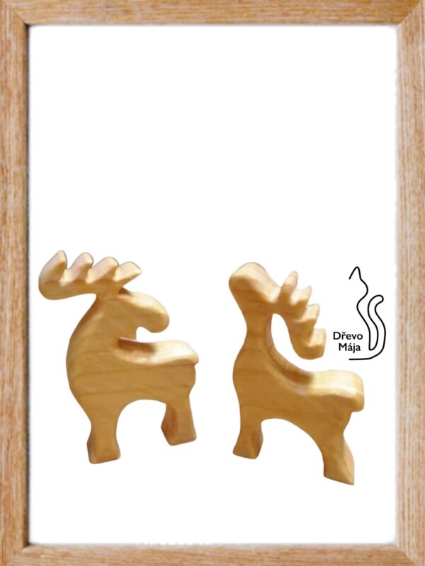 Dřevění sobící (2 ks)