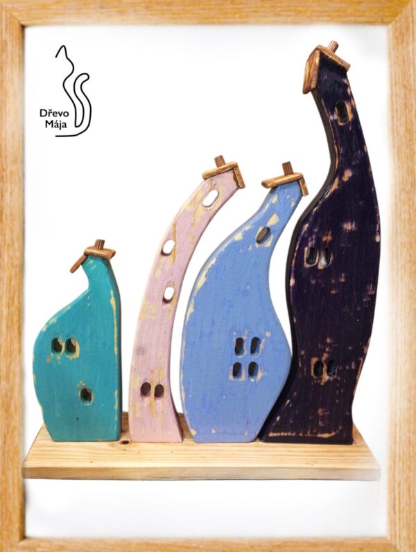 Dekorativní domky ve squatterském stylu